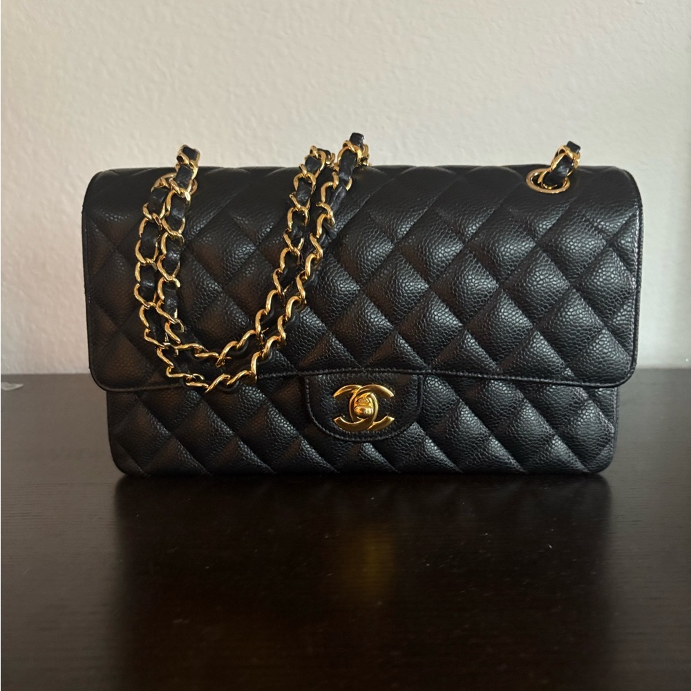 Chanel Black Quilted Leather Bag